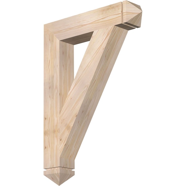 Ekena Millwork Traditional Arts & Crafts Smooth Bracket, Douglas Fir, 5 1/2"W x 30"D x 42"H BKT06X30X42TRA03SDF - main